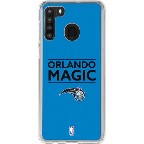 NBA Orlando Magic Standard - Blue Galaxy A21 Clear Case