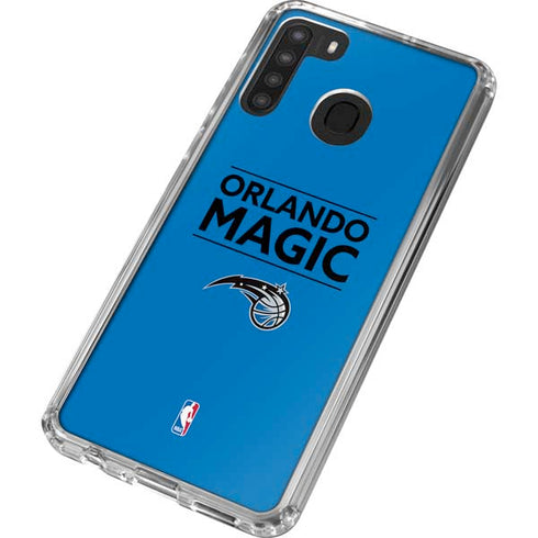 NBA Orlando Magic Standard - Blue Galaxy A21 Clear Case