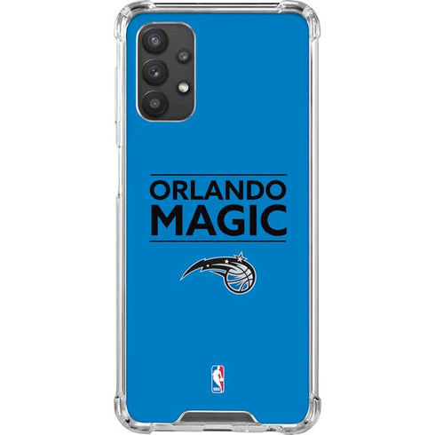 NBA Orlando Magic Standard - Blue Galaxy A32 5G Clear Case