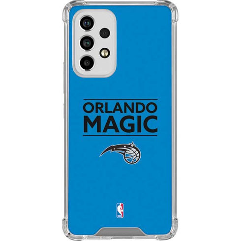 NBA Orlando Magic Standard - Blue Galaxy A53 5G Clear Case