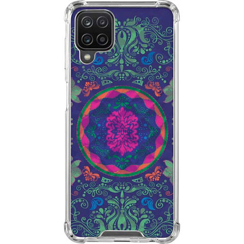 Ornate Swirls Galaxy A12 Clear Case