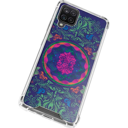 Ornate Swirls Galaxy A12 Clear Case