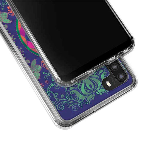 Ornate Swirls Galaxy A21 Clear Case