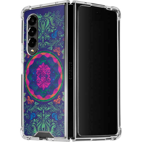 Ornate Swirls Galaxy Z Fold4 5G Clear Case