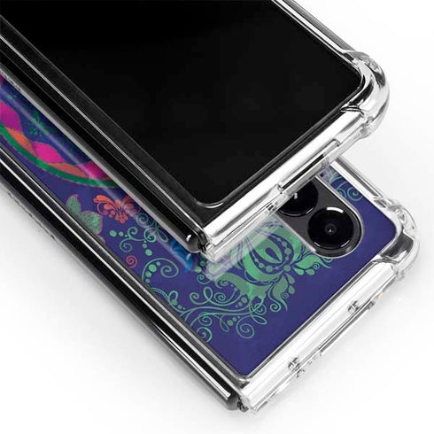 Ornate Swirls Galaxy Z Fold4 5G Clear Case