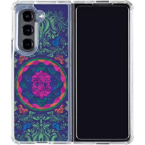 Ornate Swirls Galaxy Z Fold5 5G Clear Case
