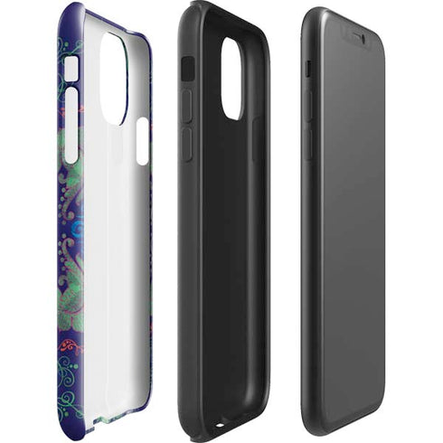 Ornate Swirls iPhone 11 Impact Case