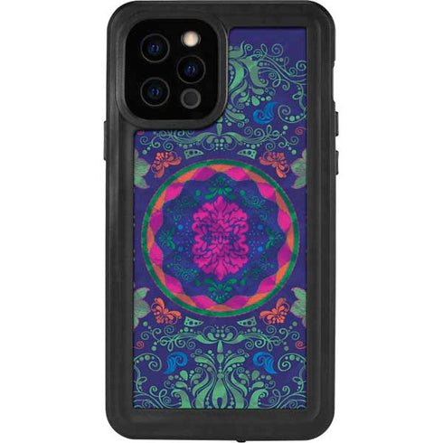 Ornate Swirls iPhone 12 Pro Waterproof Case