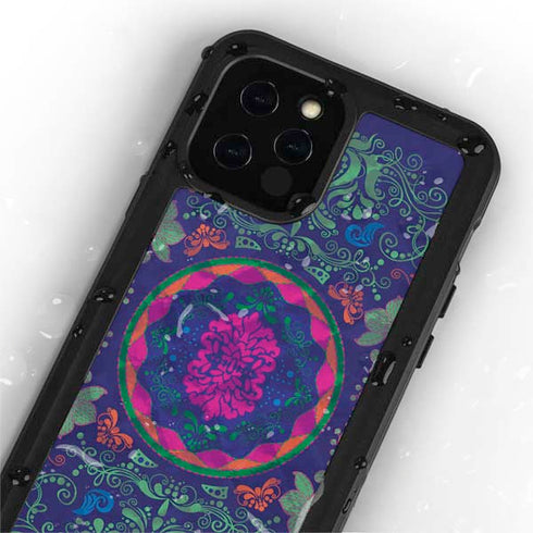 Ornate Swirls iPhone 12 Pro Waterproof Case