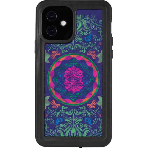 Ornate Swirls iPhone 12 Waterproof Case