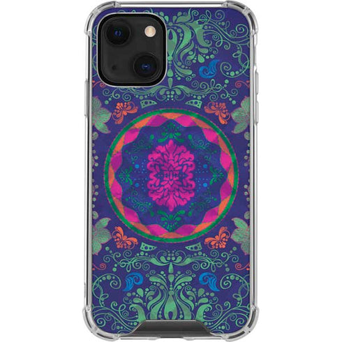 Ornate Swirls iPhone 14 Clear Case