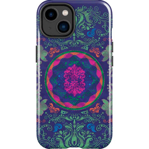 Ornate Swirls iPhone 14 Plus Impact Case