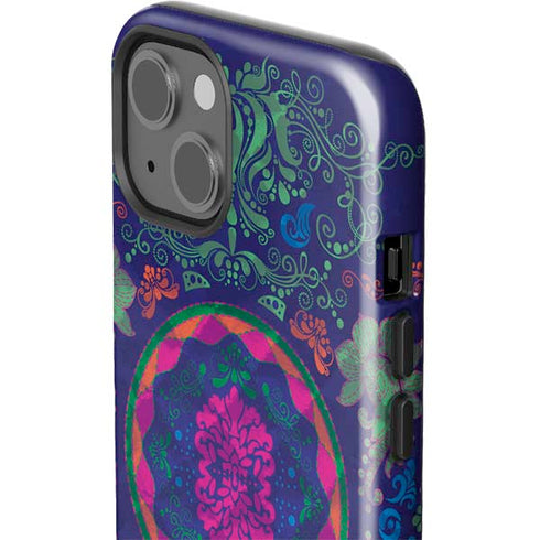 Ornate Swirls iPhone 15 Plus Impact Case