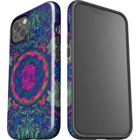Ornate Swirls iPhone 15 Plus Impact Case