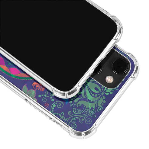 Ornate Swirls iPhone 14 Plus Clear Case