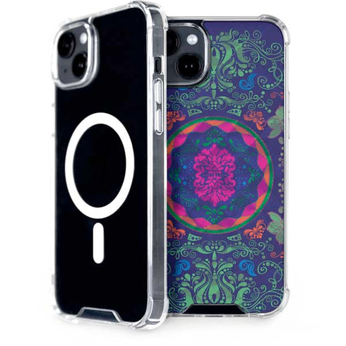 Ornate Swirls iPhone 15 Plus MagSafe Case