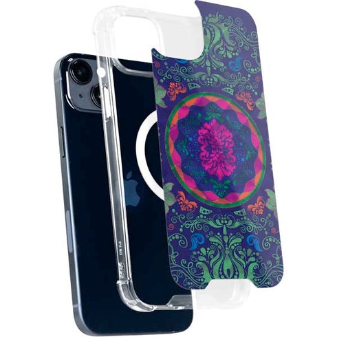 Ornate Swirls iPhone 15 Plus MagSafe Case