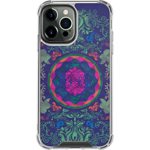 Ornate Swirls iPhone 14 Pro Max Clear Case
