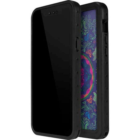 Ornate Swirls iPhone 14 Pro Max Waterproof Case