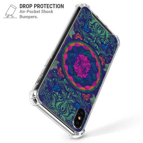 Ornate Swirls iPhone XS Max Clear Case
