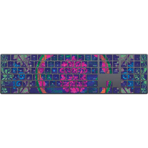 Ornate Swirls Magic Keyboard with Numeric Keypad Skin