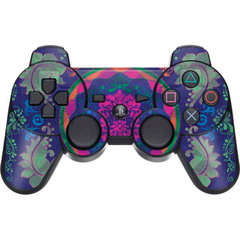 Ornate Swirls PS3 Dual Shock wireless controller Skin