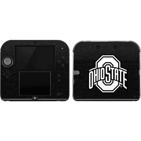 Ohio State University OSU Black Nintendo 2DS Skin