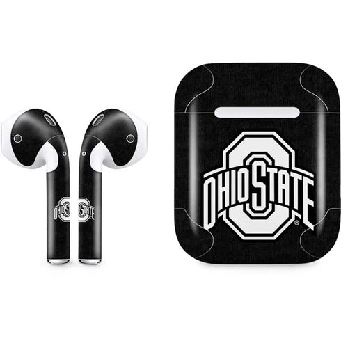 Ohio State University OSU Black Apple AirPods Skin