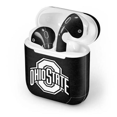 Ohio State University OSU Black Apple AirPods Skin