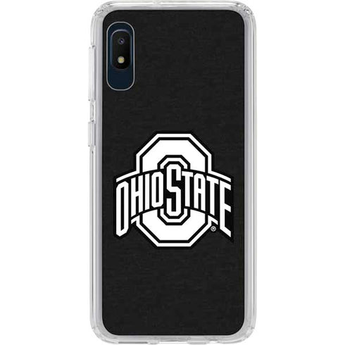 Ohio State University OSU Black Galaxy A10e Clear Case