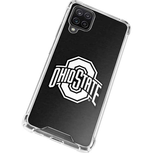 Ohio State University OSU Black Galaxy A12 Clear Case