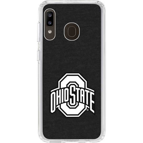 Ohio State University OSU Black Galaxy A20 Clear Case