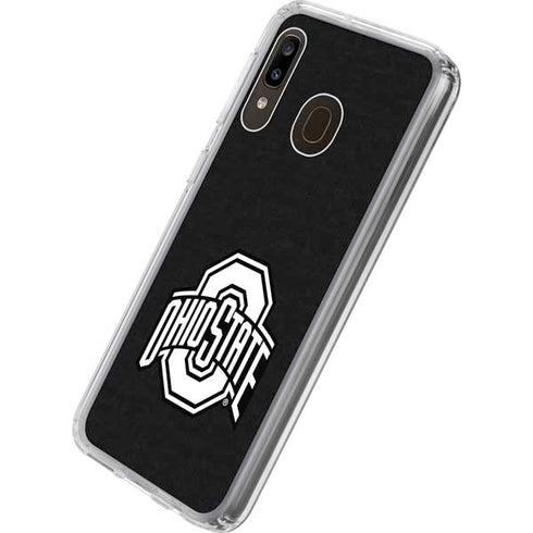 Ohio State University OSU Black Galaxy A20 Clear Case