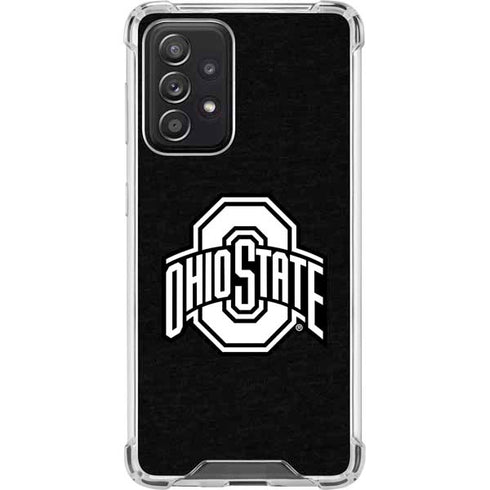 Ohio State University OSU Black Galaxy A52 5G Clear Case