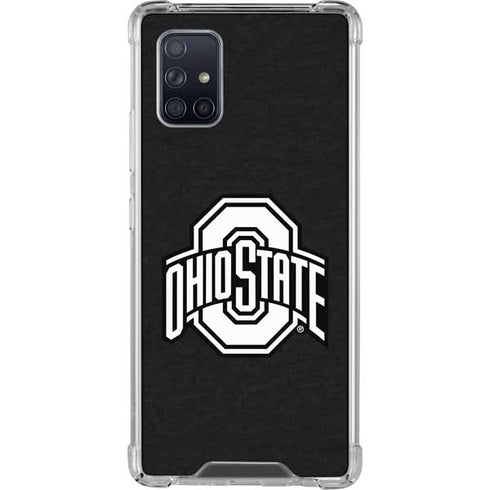 Ohio State University OSU Black Galaxy A71 5G Clear Case