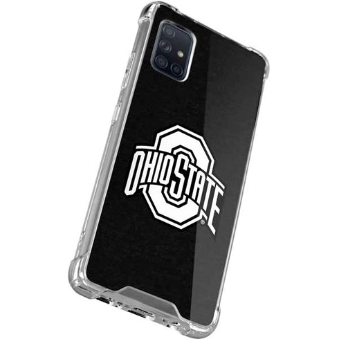 Ohio State University OSU Black Galaxy A71 5G Clear Case