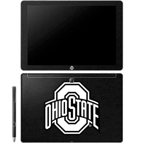 Ohio State University OSU Black Galaxy Book 12in Skin