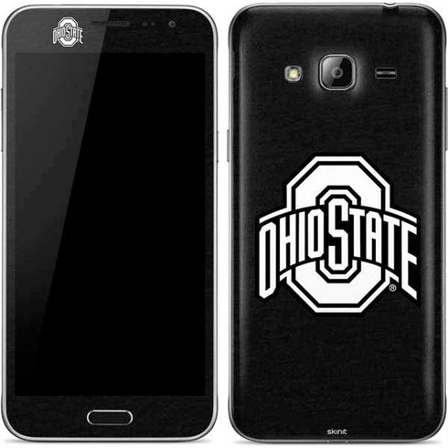 Ohio State University OSU Black Galaxy J3 Skin