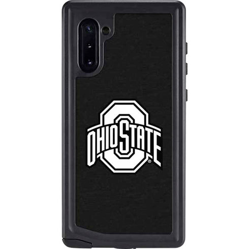 Ohio State University OSU Black Galaxy Note 10 Waterproof Case