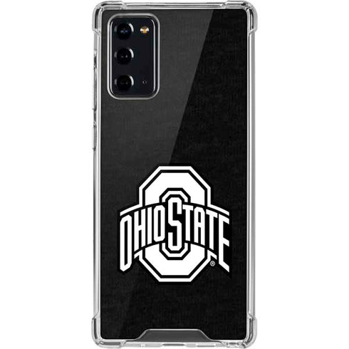 Ohio State University OSU Black Galaxy Note20 5G Clear Case