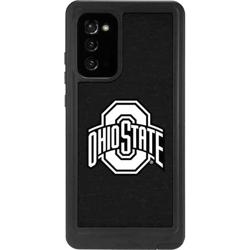Ohio State University OSU Black Galaxy Note20 5G Waterproof Case