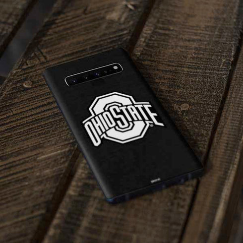 Ohio State University OSU Black Galaxy S10 Plus Skin