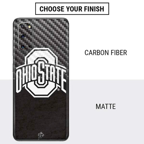 Ohio State University OSU Black Galaxy S20 Skin