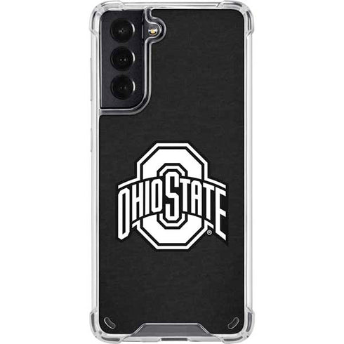 Ohio State University OSU Black Galaxy S21 5G Clear Case