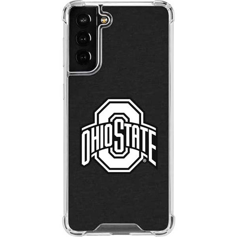 Ohio State University OSU Black Galaxy S21 FE Clear Case