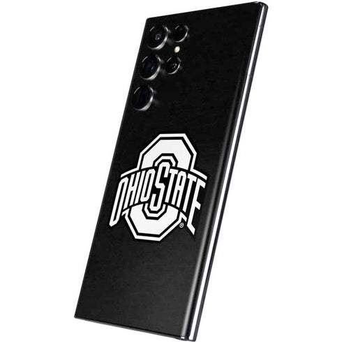 Ohio State University OSU Black Galaxy S22 Ultra Skin
