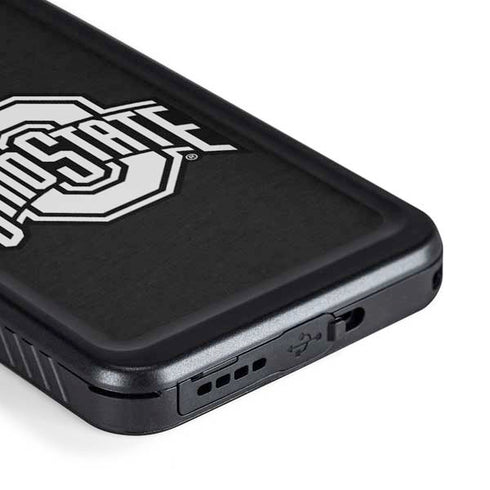 Ohio State University OSU Black Galaxy S23 Waterproof Case