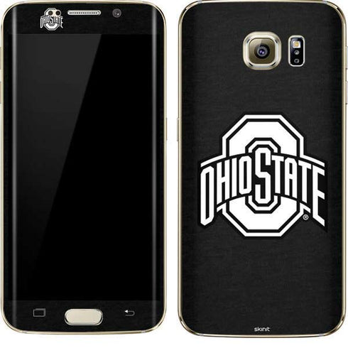 Ohio State University OSU Black Galaxy S7 Edge Skin