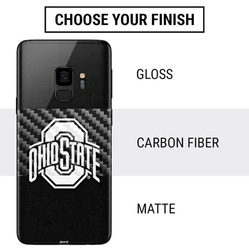 Ohio State University OSU Black Galaxy S9 Skin
