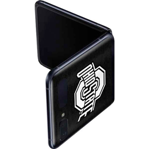 Ohio State University OSU Black Galaxy Z Flip Skin